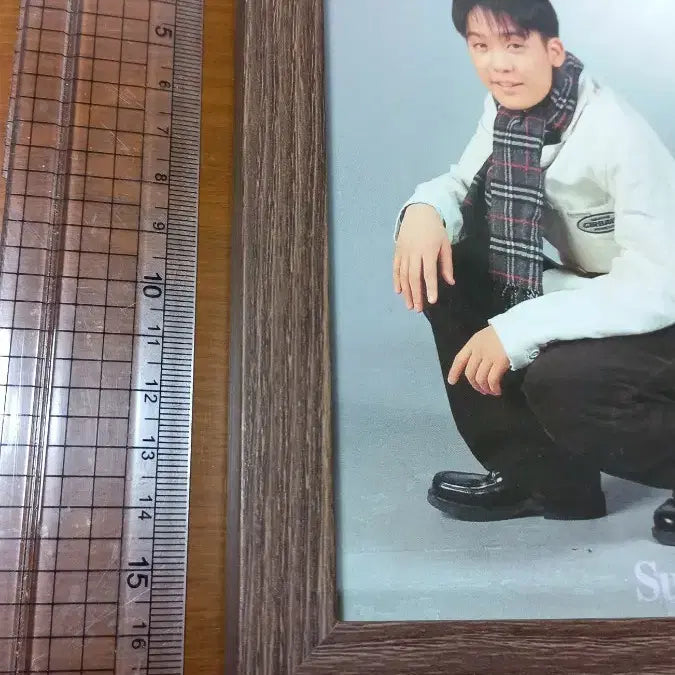[BUNJANG] Kim Soo Geun Vintage Photo in Frame / 90년대 연예인 김수근 가수 옛날 레트로 빈티지