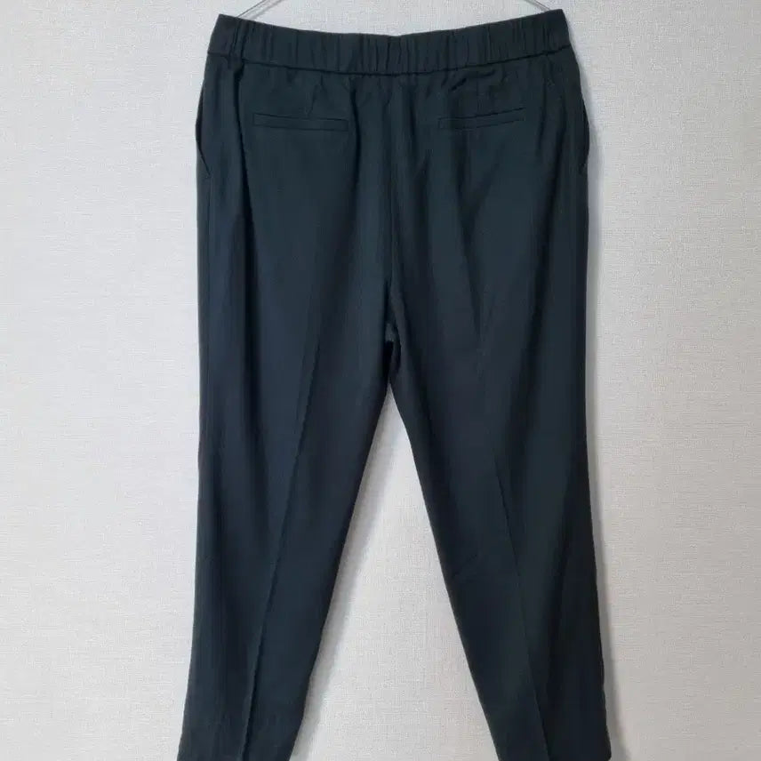 [BUNJANG] Semi-Baggy Fit Dress Pants - Dark Green / 세미배기핏 정장바지 77.88