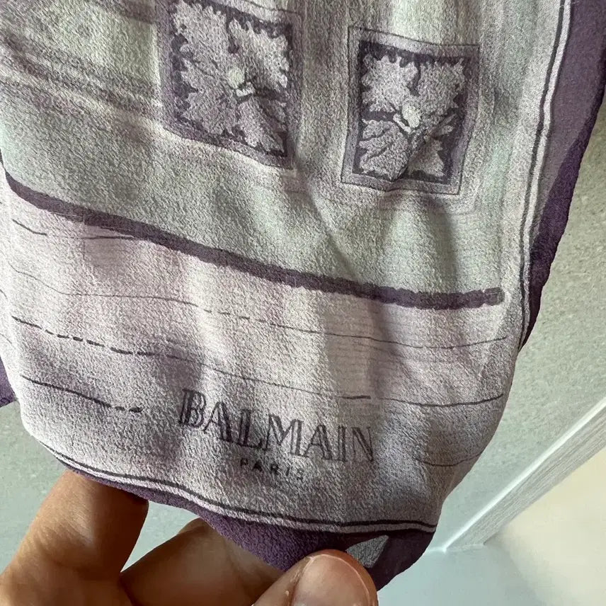 [SOLD OUT] 발망 PARIS 실크100 스카프 롱