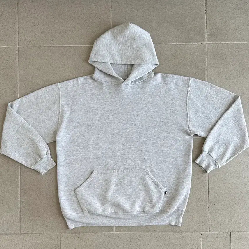 [SOLD OUT] 90s 빈티지 러셀 후드 밝은그레이 XL USA