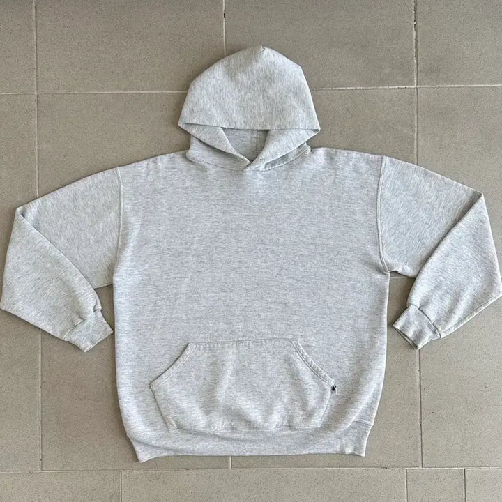 [SOLD OUT] 90s 빈티지 러셀 후드 밝은그레이 XL USA
