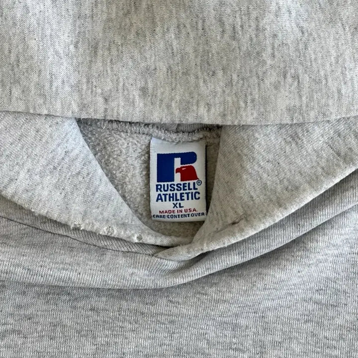 [SOLD OUT] 90s 빈티지 러셀 후드 밝은그레이 XL USA