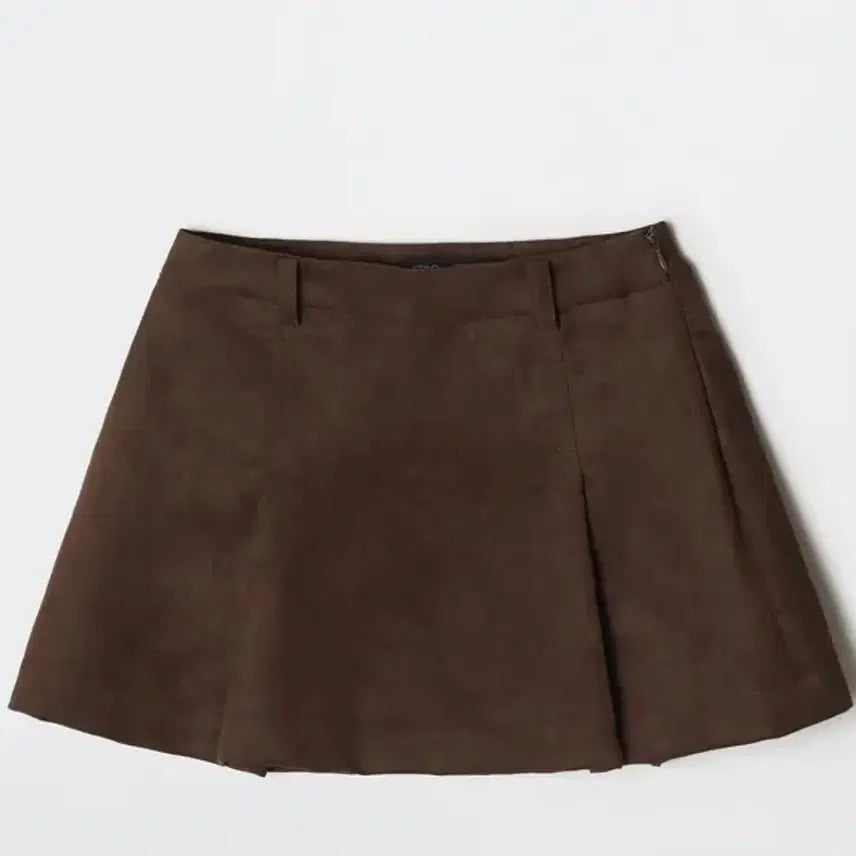 [BUNJANG] SPAO Suede Mini Skirt Brown M / 스파오 스웨이드 미니스커트 브라운 M