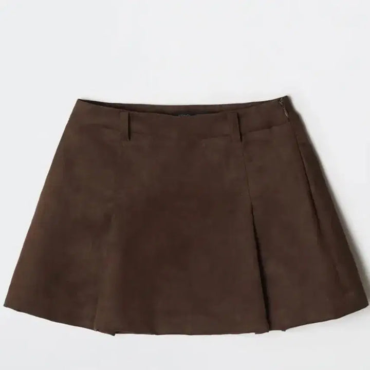 [BUNJANG] SPAO Suede Mini Skirt Brown M / 스파오 스웨이드 미니스커트 브라운 M