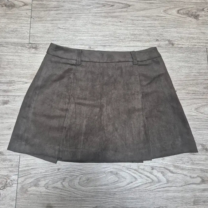 [BUNJANG] SPAO Suede Mini Skirt Brown M / 스파오 스웨이드 미니스커트 브라운 M