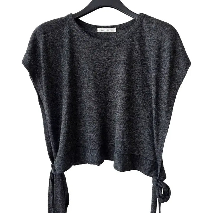 [SOLD OUT] 55-77)묶음 민소매 트임티셔츠/새제품