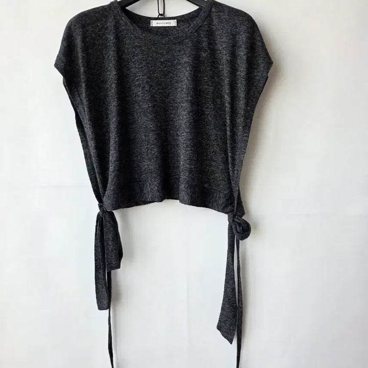 [SOLD OUT] 55-77)묶음 민소매 트임티셔츠/새제품