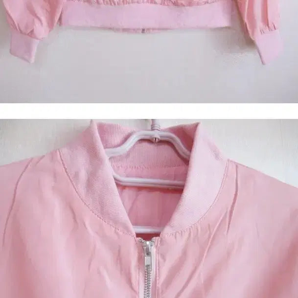 [BUNJANG] Pink Blouson Jacket / 핑크 블루종 (새옷)