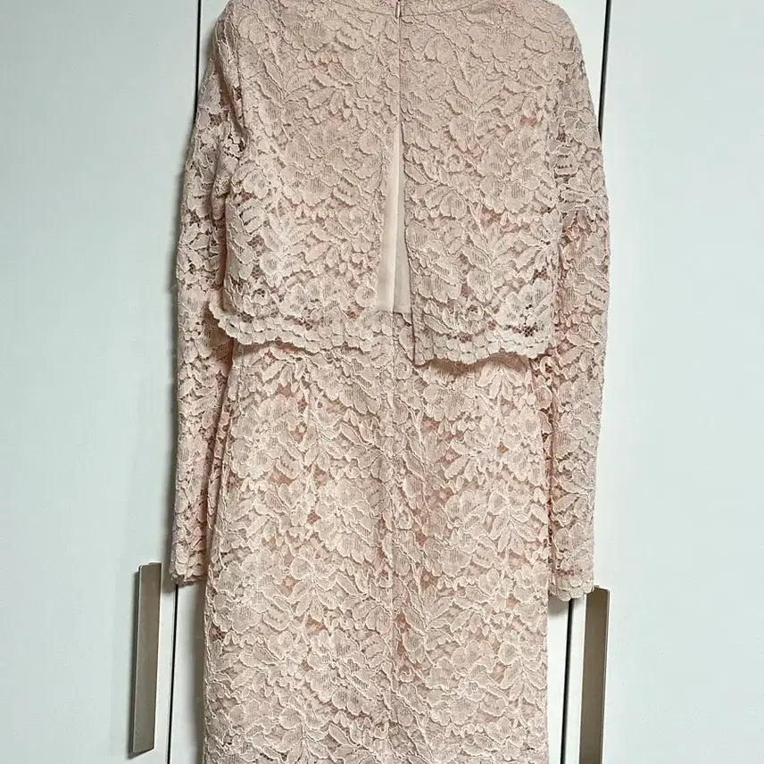 [BUNJANG] McGINN Lace Dress 55 Size / McGINN 레이스 원피스 레이스 하객룩 결혼식 원피스55사