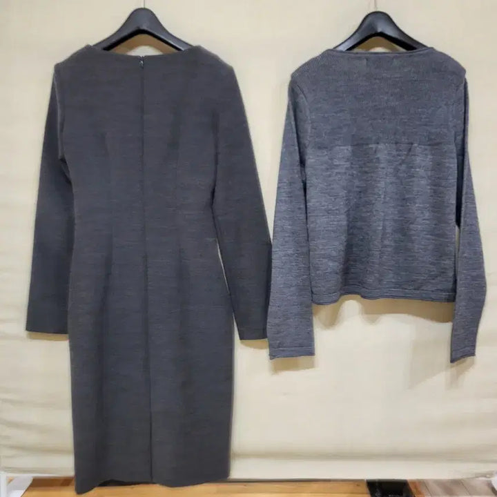 [BUNJANG] Eune Dress Shirring Dress &amp; Fabienne Cardigan Bundle / eune 으네드레스 셔링원피스 파비안느 가디건 일괄