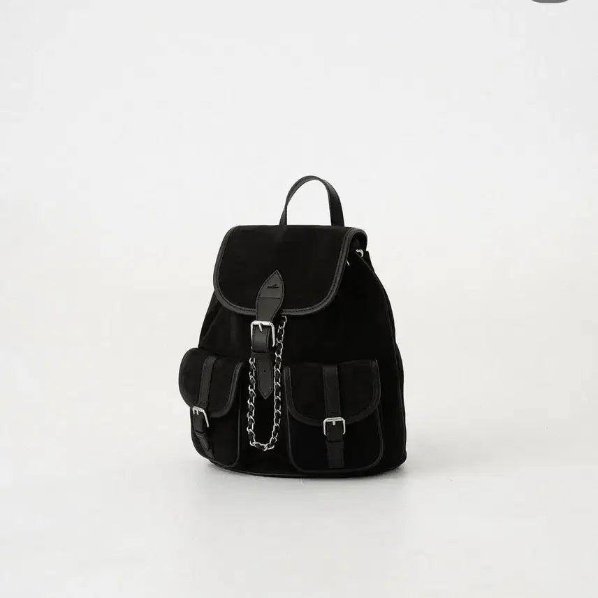 [BUNJANG] Archive J2U Black Suede Backpack / (새상품) 아카이브제이투유 블랙 스웨이드백팩