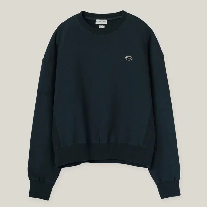 [BUNJANG] Facade Pattern Nstga Sweatshirt (Forest Green, M) / 파사드패턴 Nstga 스웻셔츠 (Forest Green / M)