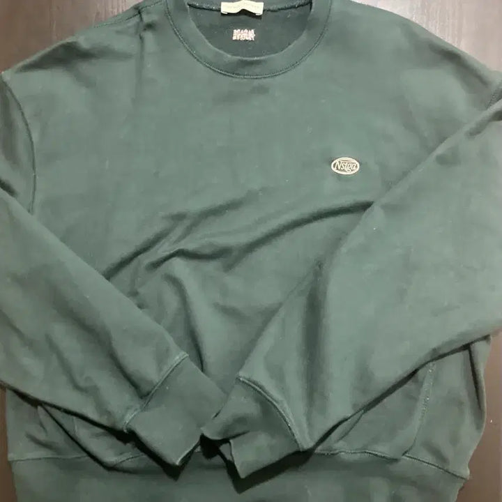 [BUNJANG] Facade Pattern Nstga Sweatshirt (Forest Green, M) / 파사드패턴 Nstga 스웻셔츠 (Forest Green / M)