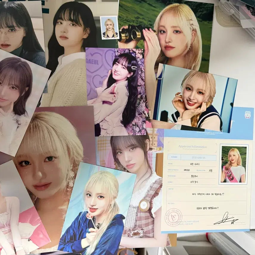 [BUNJANG] IVE Liz Bundle Set Postcard and Poster / 아이브 리즈 엽서 및 포스터 일괄 판매