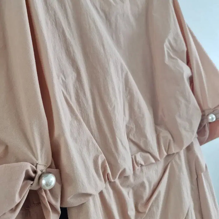 [BUNJANG] JIGOTT Beige Drape Dress / 지고트 JIGOTT 원피스 하객룩