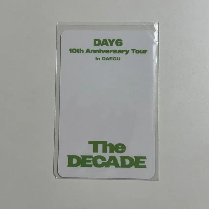 [SOLD OUT] 데이식스 더데케이드 대구 첫콘 원필 포카