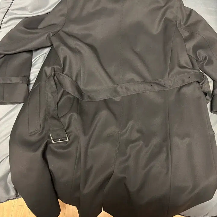 [BUNJANG] Coore Double Trench Coat M Black / 쿠어 더블 트렌치코트 m 블랙 팝니다