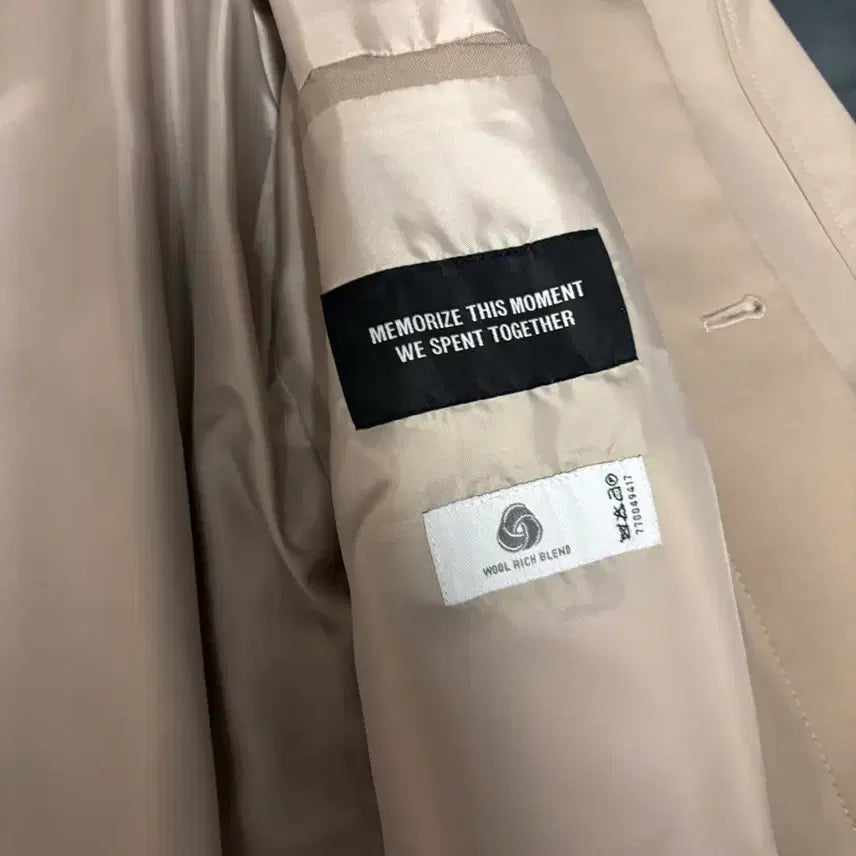 [BUNJANG] In Silence Beige Trench Coat M / 인사일런스 싱글 베이지 트렌치코트 m 팝니다