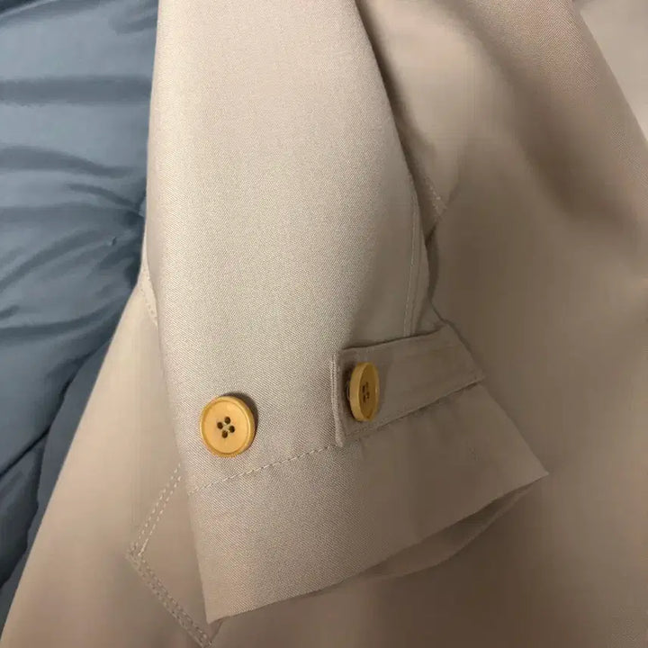 [BUNJANG] In Silence Beige Trench Coat M / 인사일런스 싱글 베이지 트렌치코트 m 팝니다