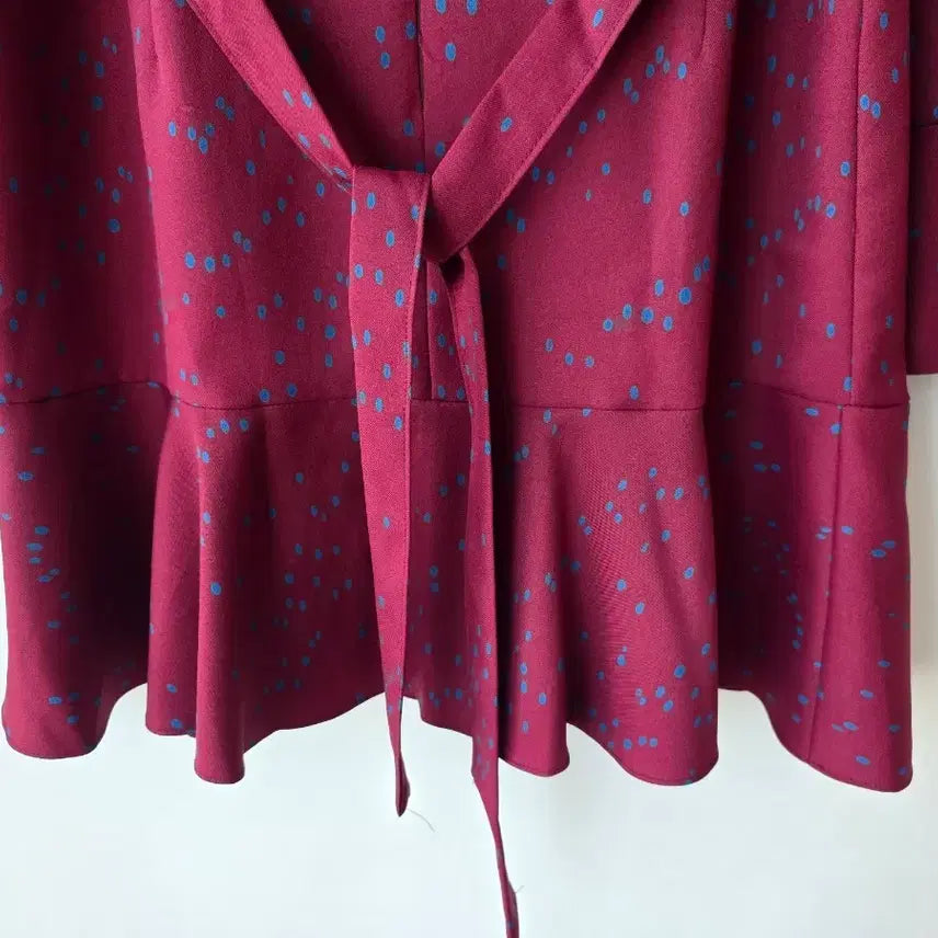 [SOLD OUT] 66-77)버건디 뒷리본 원피스/새제품