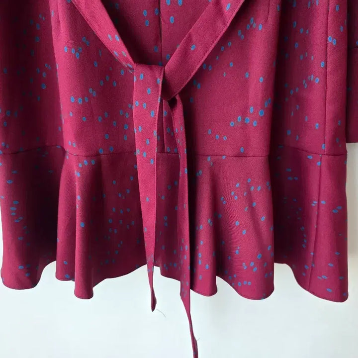 [SOLD OUT] 66-77)버건디 뒷리본 원피스/새제품