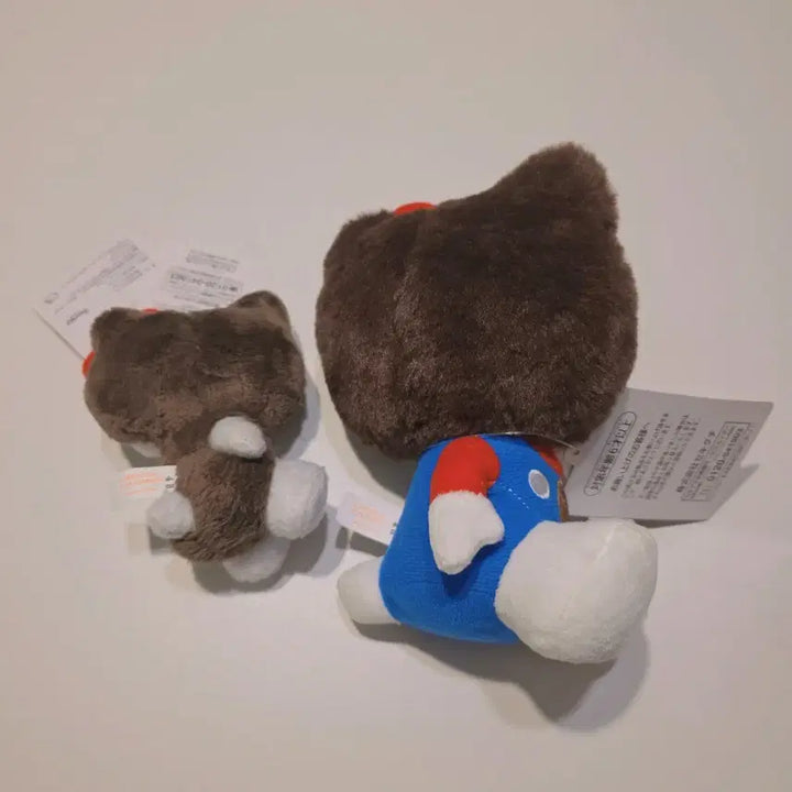 [BUNJANG] Kitty Monchhichi Collaboration Mascot and Nuigurumi Bundle Set / (일괄)키티 몬치치 콜라보 인형 마스코트,누이 세트