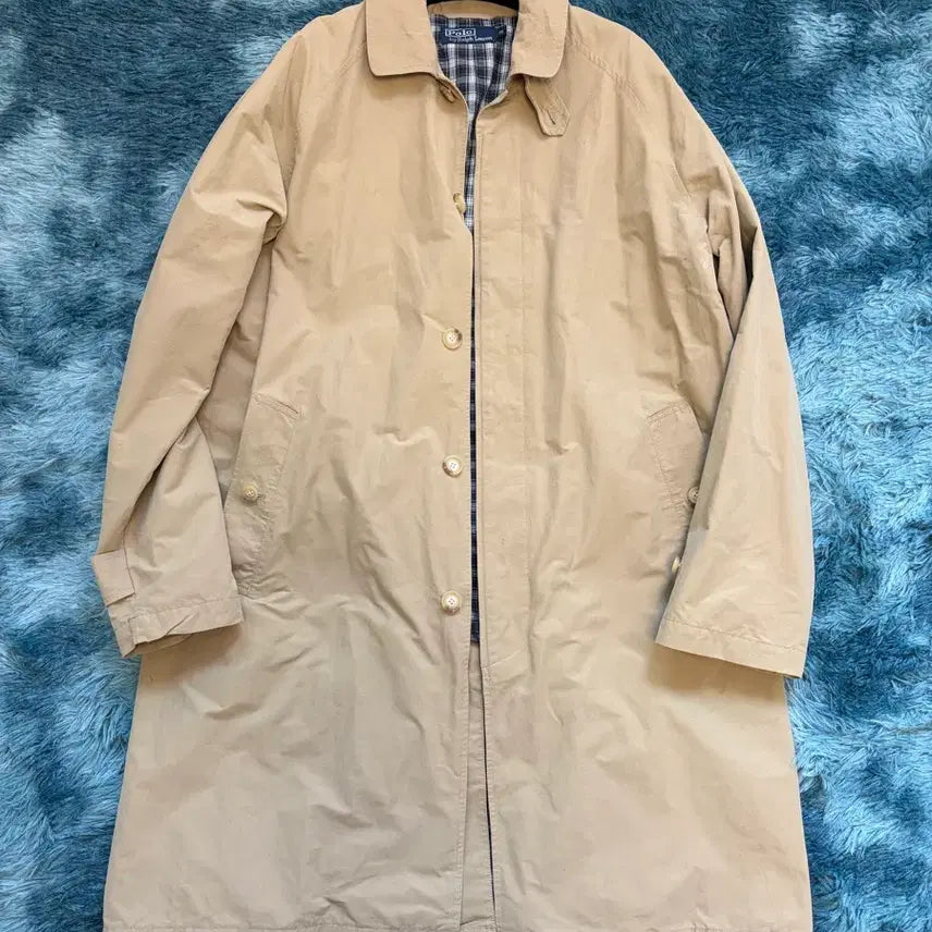 [BUNJANG] Polo Ralph Lauren Beige Trench Coat / 폴로 랄프로렌 베이지 트렌치 코트