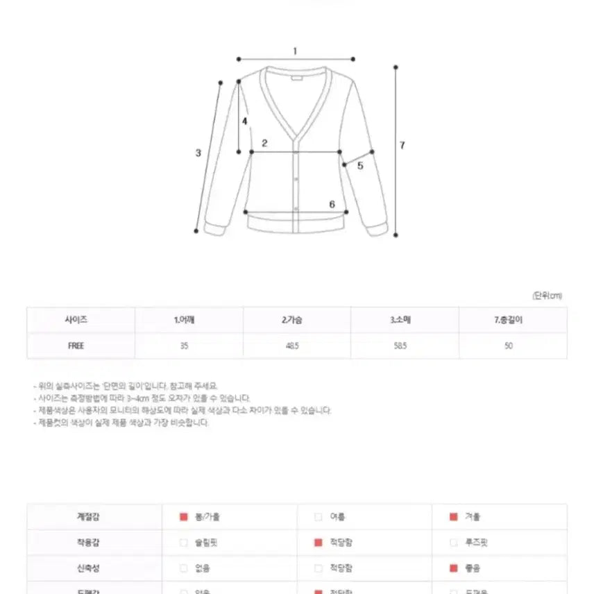 [BUNJANG] Ivory Ribbon Button V-Neck Cardigan / 리본 버튼 아이보리 가디건