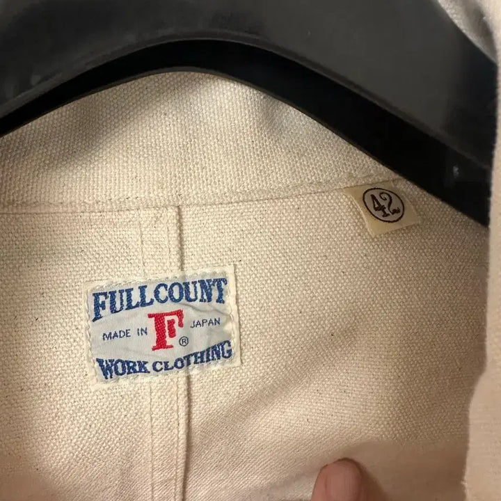 [BUNJANG] Fullcount 20SS Ecru Chore Jacket Size 42 / 풀카운트 20ss 에크루 초어자켓42