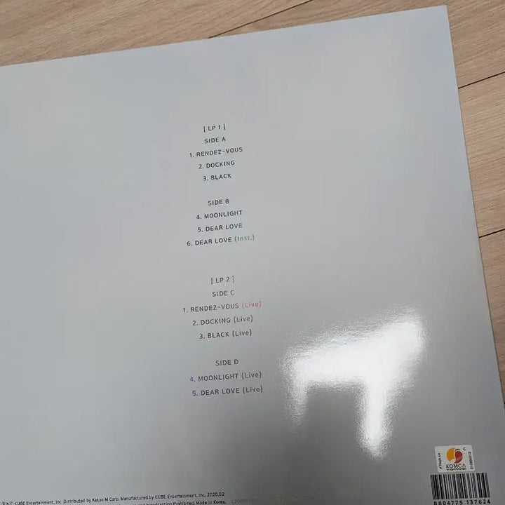 [BUNJANG] Lim Hyun Sik Rendezvous LP Signed Album / 비투비 임현식 친필싸인 랑데부 lp