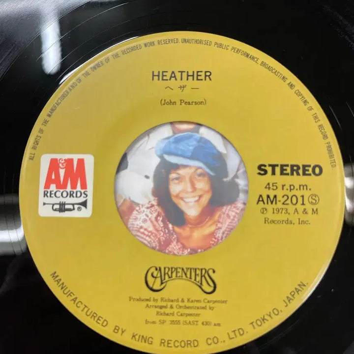 [BUNJANG] Carpenters Jambalaya 7-inch Vinyl Single / Carpenters / Jambalaya 7인치 싱글