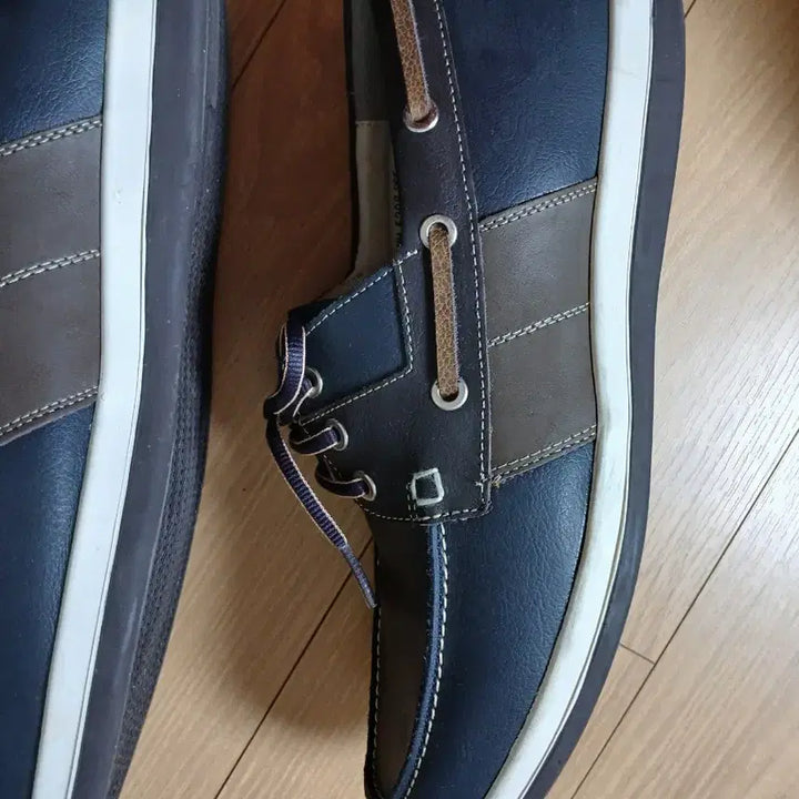 [BUNJANG] Plus M House Navy Boat Shoes Size 265 / 플러스엠하우스 네이비 보트 슈즈 265