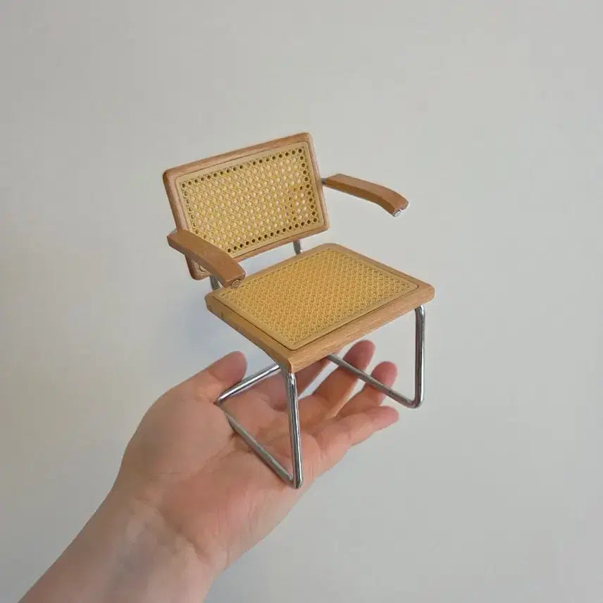 [SOLD OUT] 라탄 디자인 미니어처 의자