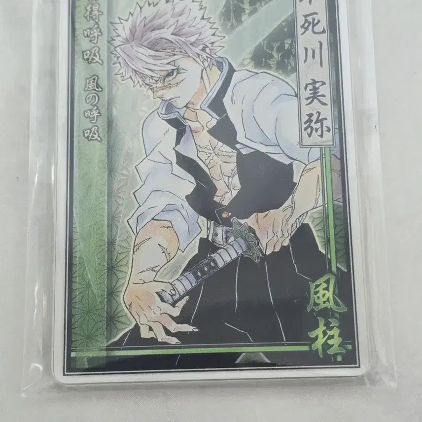 [BUNJANG] Demon Slayer Sanemi Shinazugawa Status Card / 귀멸의 칼날 시나즈가와 사네미 스테이터스