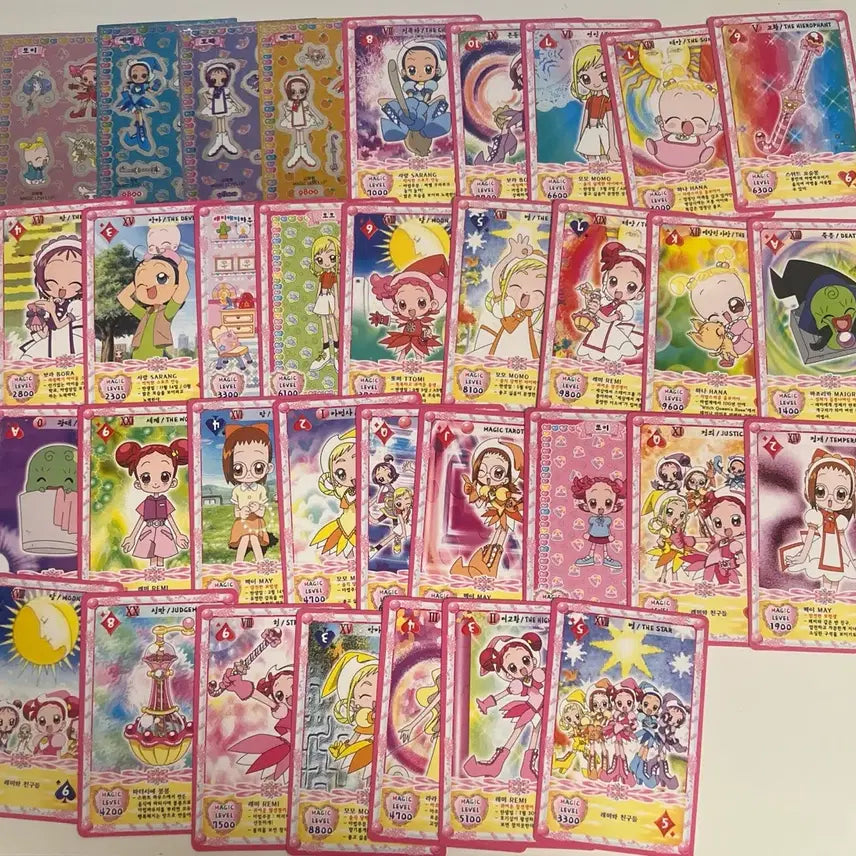 [BUNJANG] Magical Doremi Card Bundle Set / 꼬마 마법사 레미 카드 굿즈 고전문구