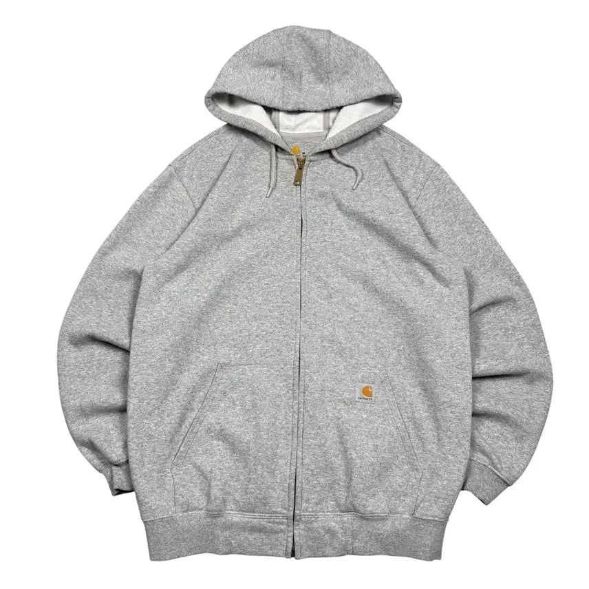 [BUNJANG] Carhartt Gray Hoodie Zip-up / 칼하트 그레이 후드집업