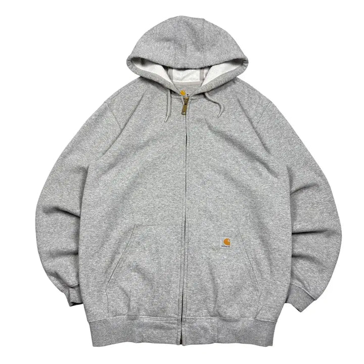 [BUNJANG] Carhartt Gray Hoodie Zip-up / 칼하트 그레이 후드집업