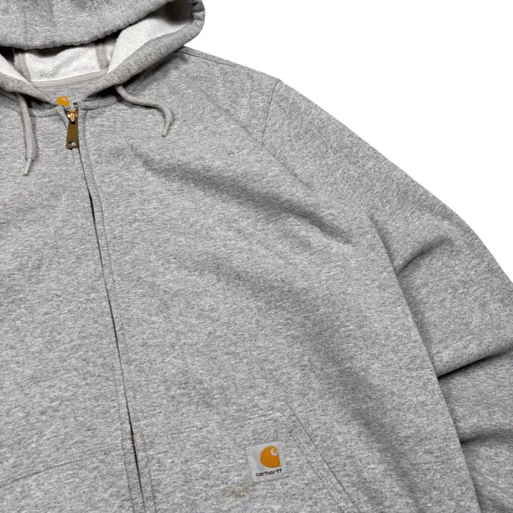 [BUNJANG] Carhartt Gray Hoodie Zip-up / 칼하트 그레이 후드집업