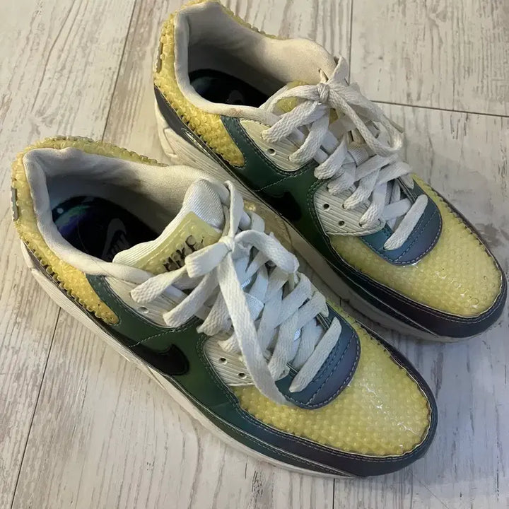[BUNJANG] Nike Air Max 90 Bubble Pack White Sneakers (240) / 나이키 에어맥스 90 버블팩 화이트 운동화 스니커즈 240