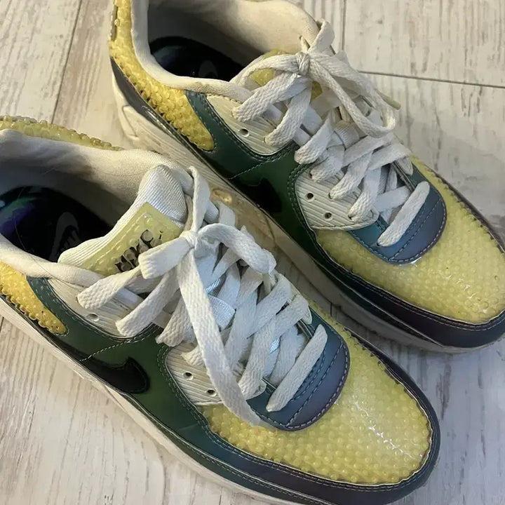 [BUNJANG] Nike Air Max 90 Bubble Pack White Sneakers (240) / 나이키 에어맥스 90 버블팩 화이트 운동화 스니커즈 240