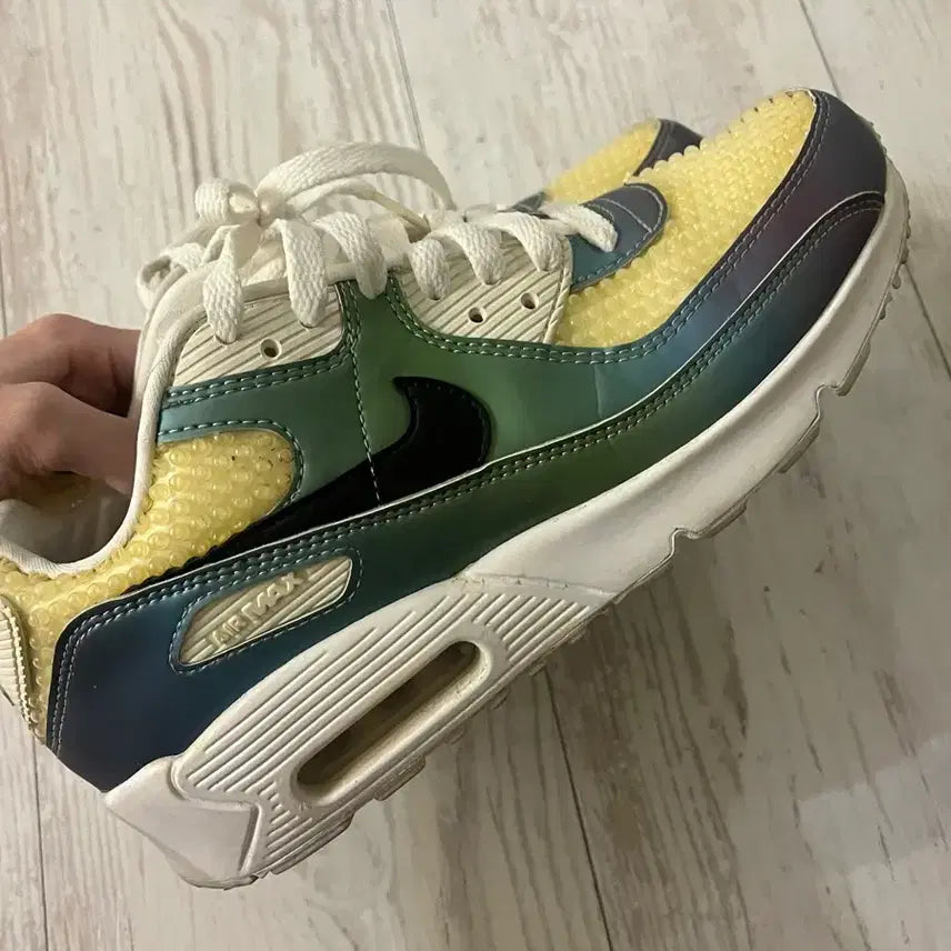 [BUNJANG] Nike Air Max 90 Bubble Pack White Sneakers (240) / 나이키 에어맥스 90 버블팩 화이트 운동화 스니커즈 240