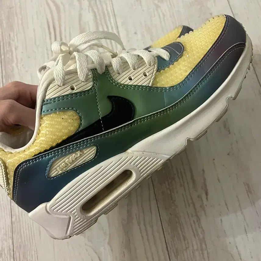 [BUNJANG] Nike Air Max 90 Bubble Pack White Sneakers (240) / 나이키 에어맥스 90 버블팩 화이트 운동화 스니커즈 240