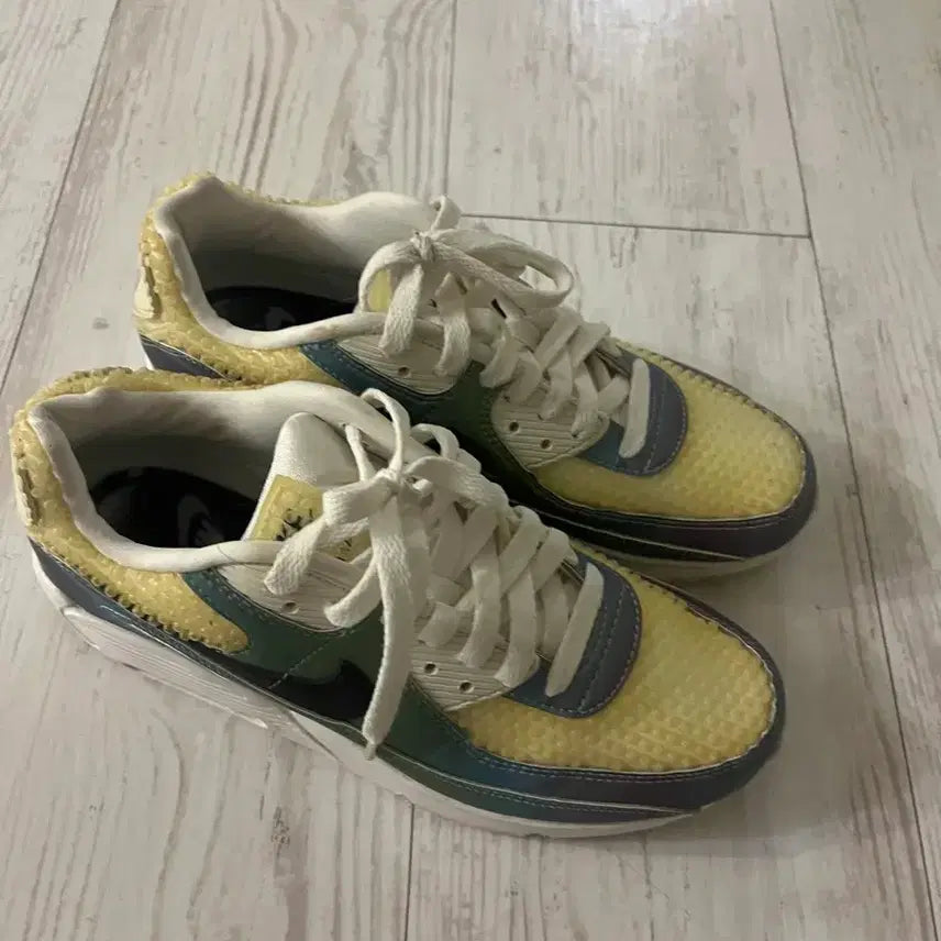 [BUNJANG] Nike Air Max 90 Bubble Pack White Sneakers (240) / 나이키 에어맥스 90 버블팩 화이트 운동화 스니커즈 240
