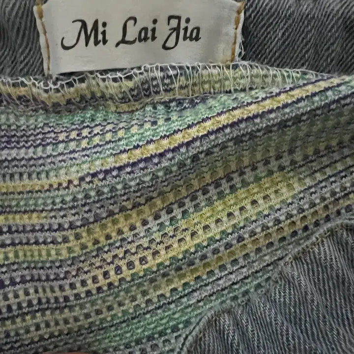 [BUNJANG] Mi Lai Jia Sleeveless Striped Knit Dress / Mi Lai Jia 민소매 스트라이프 원피스