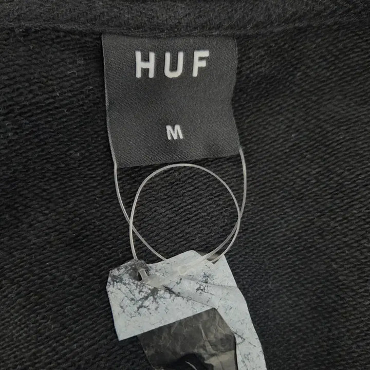 [BUNJANG] HUF Black Hooded Zip-up Jacket / 빈티지 만원샵 HUF 블랙 후드 집업