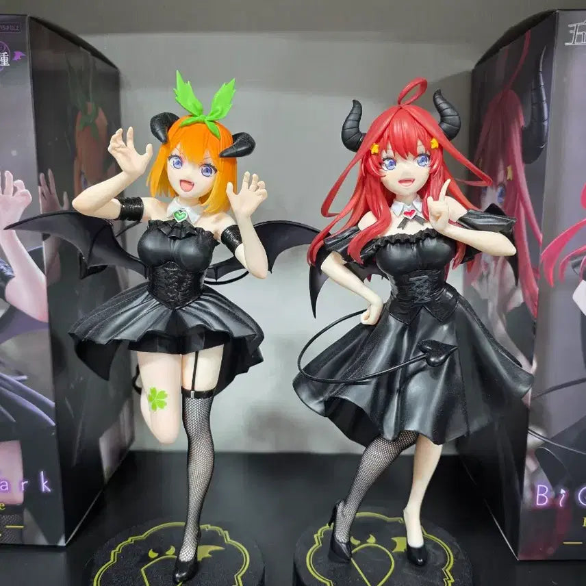 [BUNJANG] The Quintessential Quintuplets Itsuki &amp; Yotsuba B-style Dark Figure Bundle Set / 5등분의 신부 오등분의신부 나카노 이츠키 요츠바 비큐트 다크 피규어 일괄