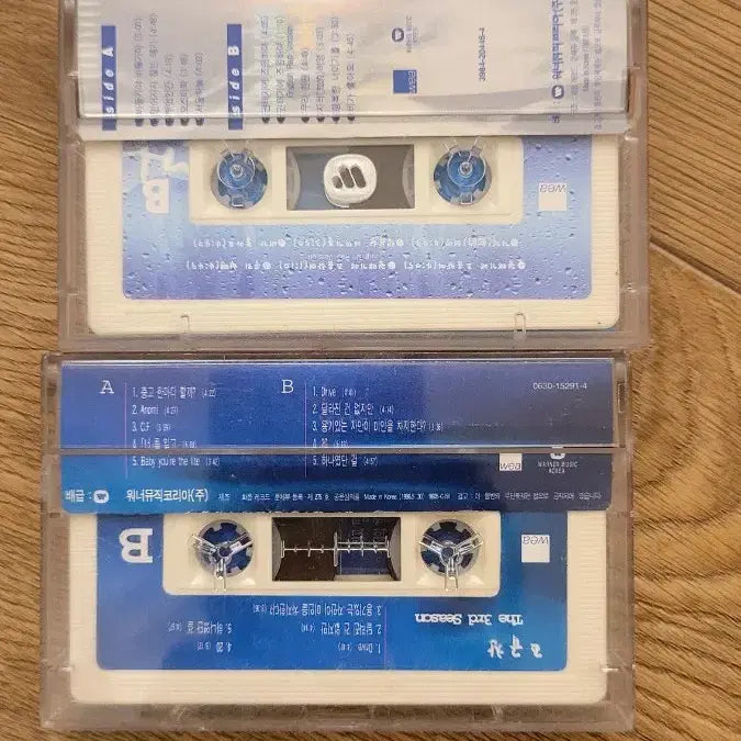 [BUNJANG] Jo Kyu Chan 3rd &amp; 4th Album Cassette Tape Set / 조규찬 3집 4집 카세트 테이프 세트