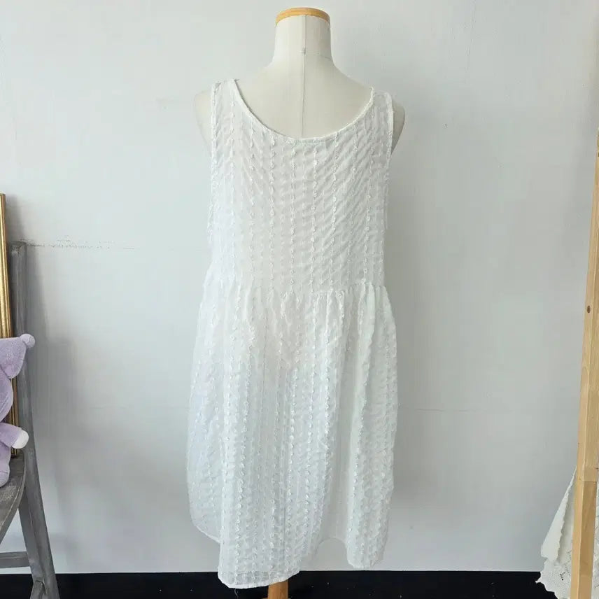 [SOLD OUT] 빈티지 만원샵 화이트 러블리 롱 뷔스티에