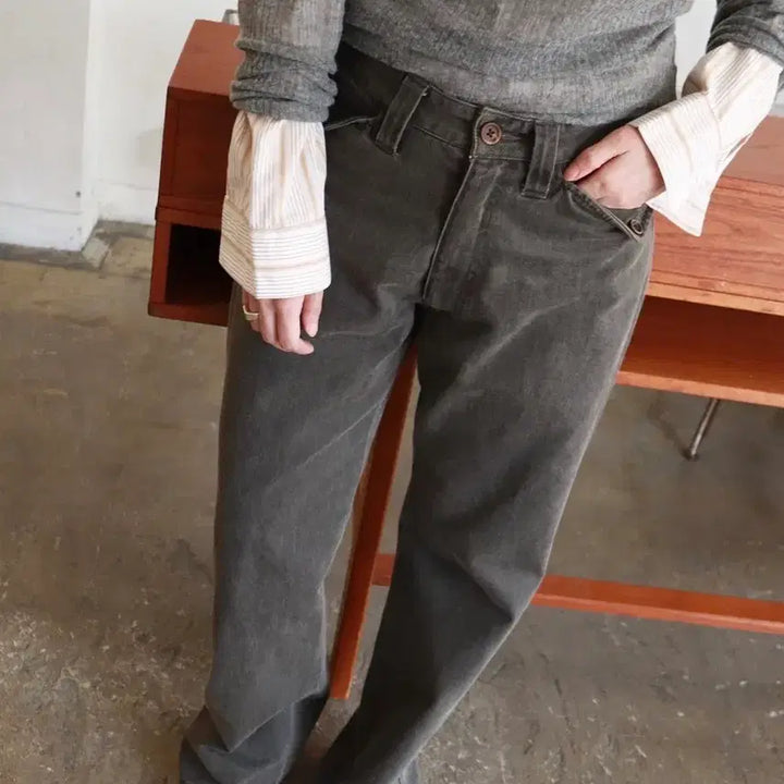 [BUNJANG] Fumika Uchida Katsuragi Straight Pants / Fumika Uchida Katsuragi Straight Pants
