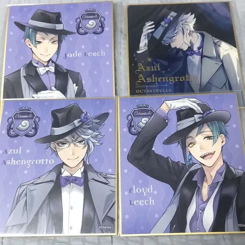 [BUNJANG] Disney Twisted Wonderland Octavinelle Dorm Postcard Set / (일괄)디즈니 트위스테 옥타비넬 엽서 4종 세트